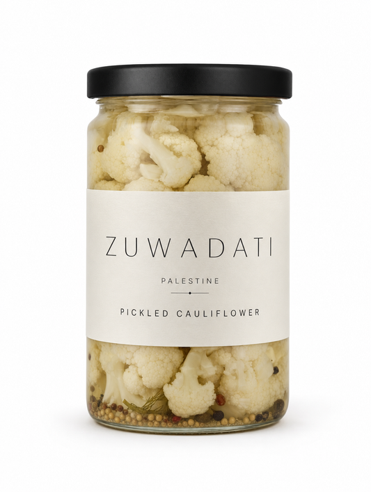 Zuwadati Pickled Cauliflower jar