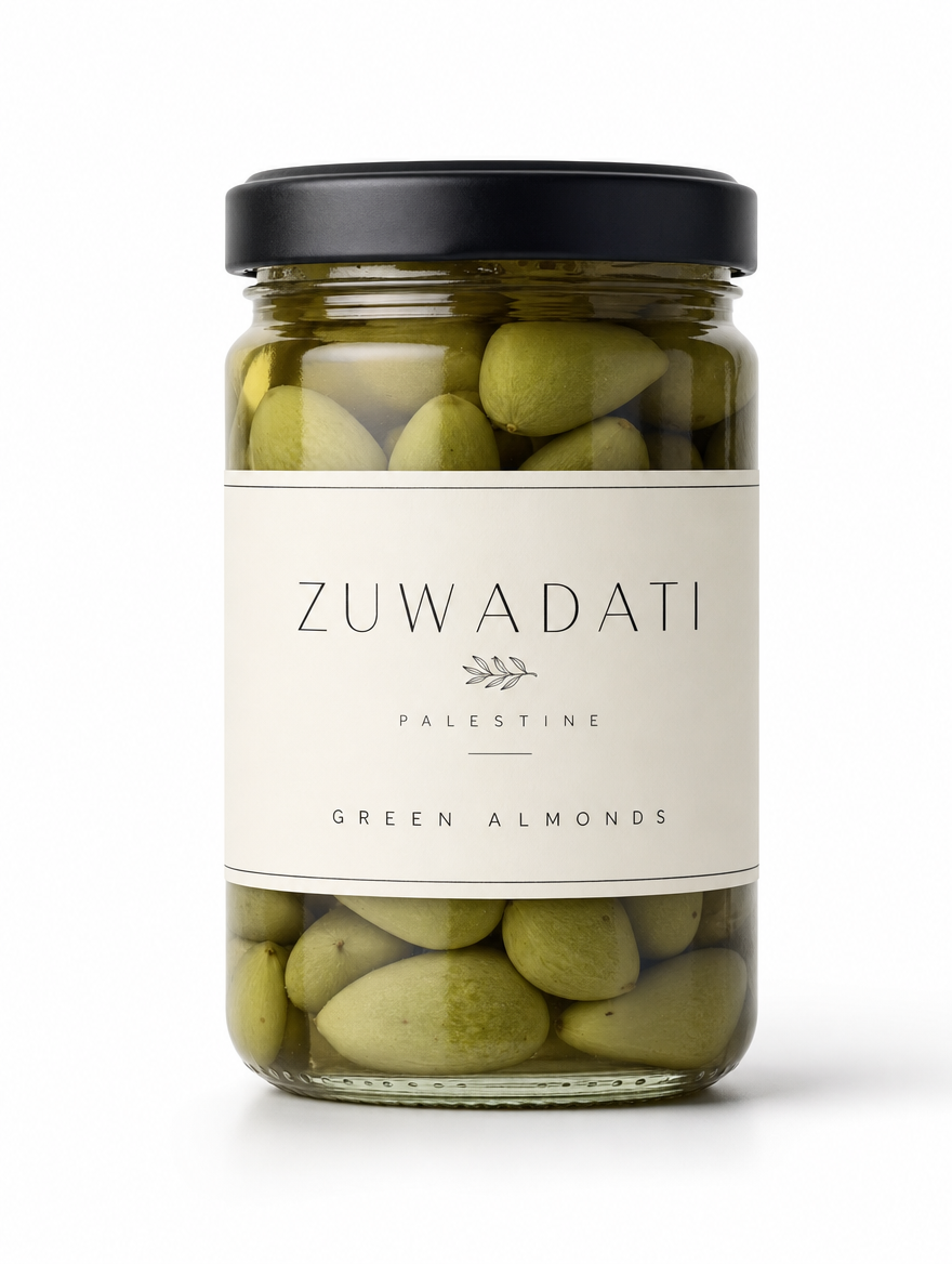 Zuwadati Green Almonds jar