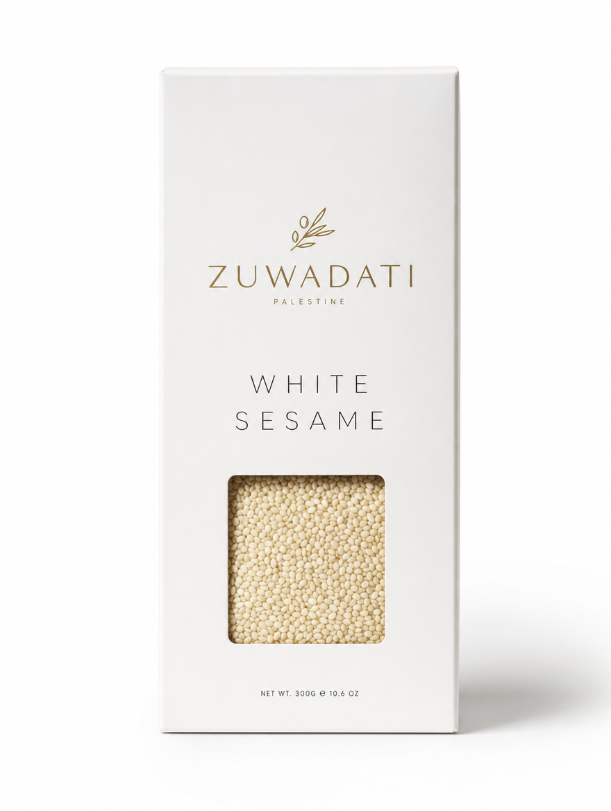 Zuwadati White Sesame window box
